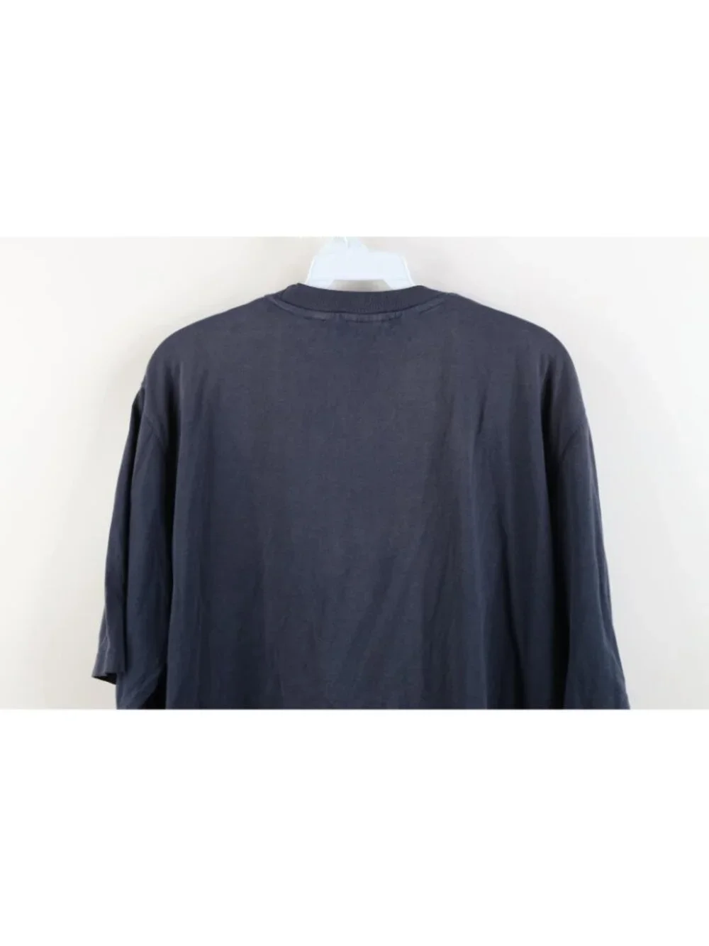 Vintage 90s Y2K Streetwear Mens Large Tall Blank Sun Faded Cotton Pocket T-Shirt